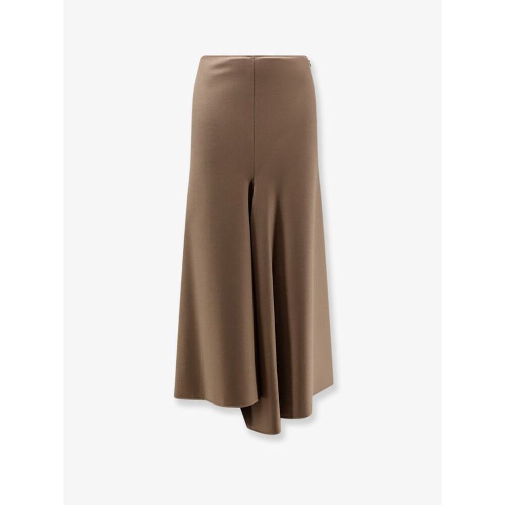 Nude Women Wool Blend Long Skirt
